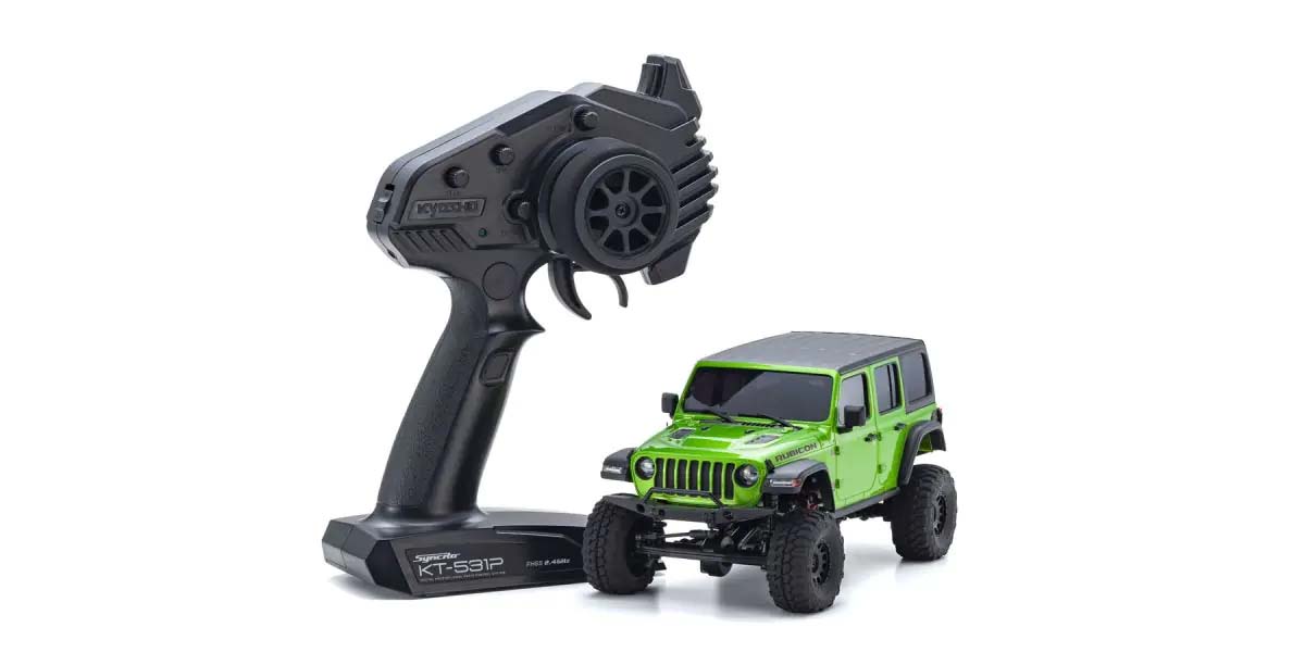 Mini-Z 4X4 MX-01 Jeep Wrangler Unlimited Rubicon Green (KT531P)