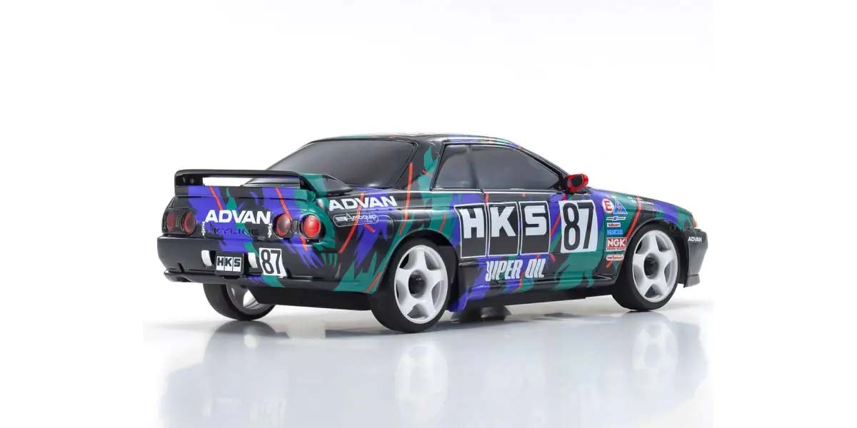 Kyosho Mini-Z AWD Nissan Skyline GT-R R32 1993 HKS #87 (MA020-KT531P)