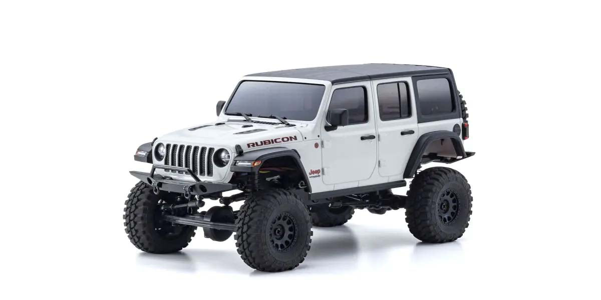 Mini-Z 4X4 MX-01 Jeep Wrangler Unlimited Rubicon White (KT531P)
