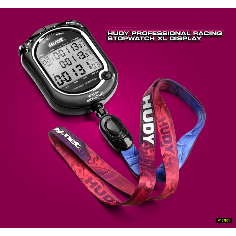 Hudy Professional Racing Stopwatch XL Display HU107861