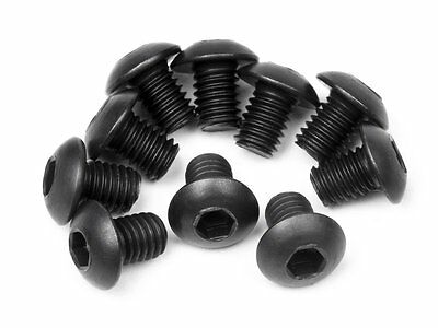 Button head screw m3x4mm hex socket/10pc - HB100558