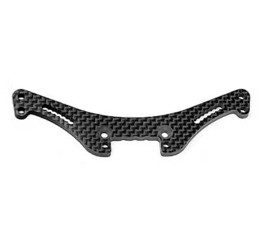 Rear shock tower 3.5mm 3 (carbon fiber) - HB114467