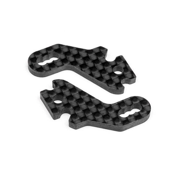 Steering block arm (carbon fiber/2pcs) - HB114468