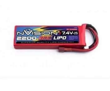 Nvision lipo 2s 7,4v 2200 30C CONNETTORE T-PLUG - NVO1803