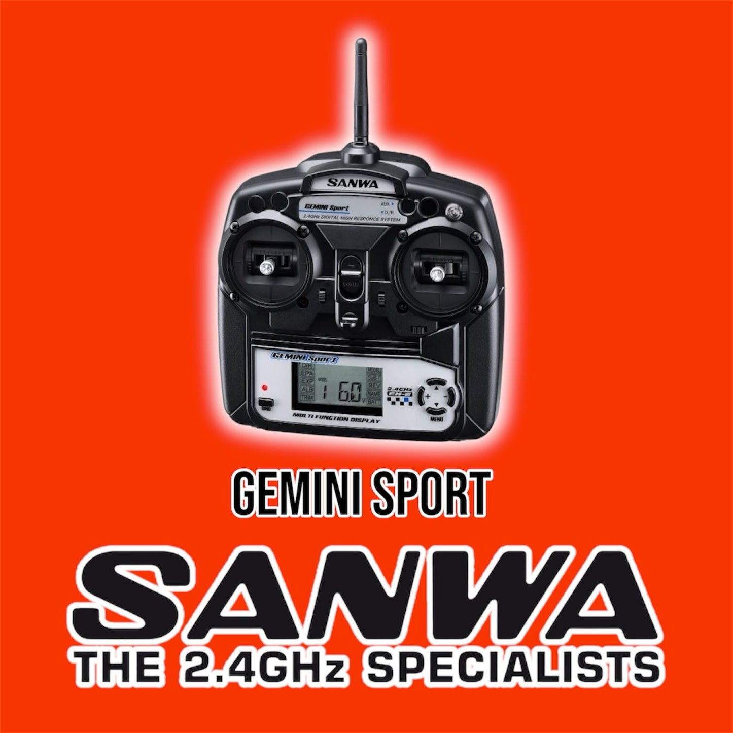 Gemini Sports Radio + RX-391W Waterproof Receiver - 101A32871A