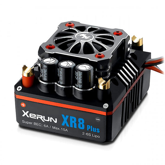 Hobbywing Xerun XR8 Plus Brushless Regler 150A, 2-6s LiPo, BEC 6A