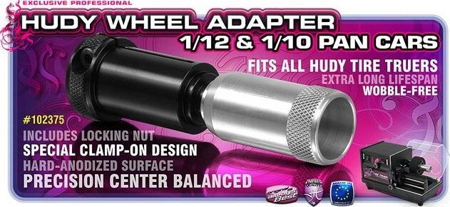 HUDY Wheel Adapter for 1:10 & 1:12 Pan Car HU102375
