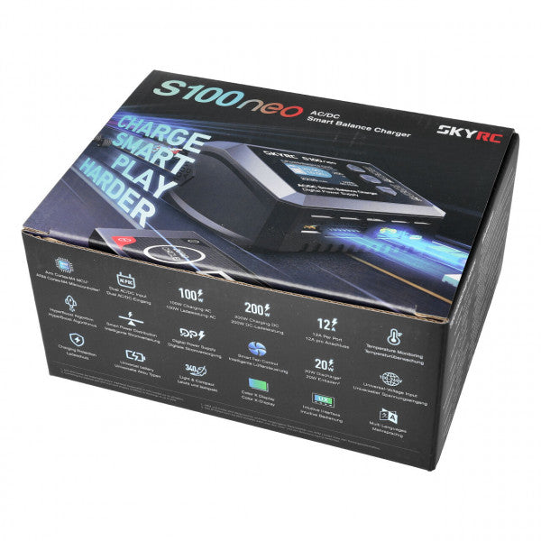 SkyRC S100 Neo LiPo 1-6s 10A 100W AC Charger